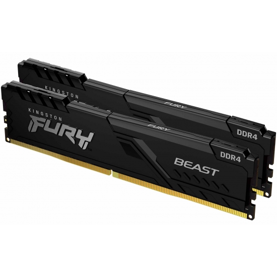 KF432C16BBK2/64 - 64GB (32GB x2) Kingston FURY Beast DDR4 3200MT/s 