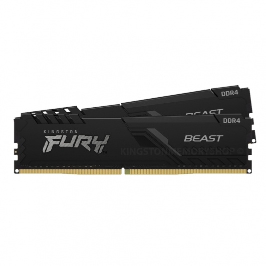 Kingston Fury Beast KF432C16BBK2/64 64GB (32GB x2) DDR4 3200MT/s Non ECC DIMM