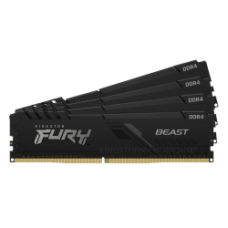 Kingston Fury Beast KF436C18BBK4/64 64GB (16GB x4) DDR4 3600MT/s Non ECC DIMM