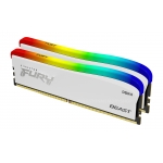Kingston FURY Beast RGB KF436C17BWAK2/16 16GB (8GB x2) DDR4 3600MT/s White DIMM [Special Edition]
