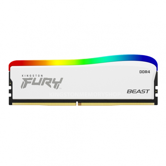 Kingston FURY Beast RGB KF436C18BWA/16 16GB DDR4 3600MT/s White DIMM [Special Edition]
