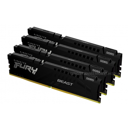 Kingston FURY Beast KF560C40BBK4-64 64GB (16GB x4) DDR5 6000MT/s Black DIMM [XMP]
