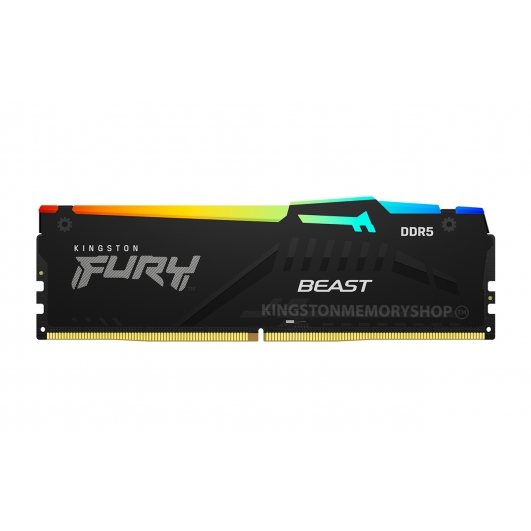 Kingston FURY Beast RGB KF552C40BBA-16 16GB DDR5 5200MT/s Black DIMM