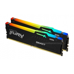 Kingston FURY Beast RGB KF560C40BBAK2-16 16GB (8GB x2) DDR5 6000MT/s Black DIMM