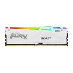 Kingston FURY Beast RGB KF552C36BWEAK2-32 32GB (16GB x2) DDR5 5200MT/s White DIMM [EXPO]