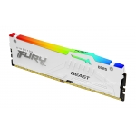 Kingston FURY Beast RGB KF552C36BWE-16 16GB DDR5 5200MT/s White DIMM [EXPO]