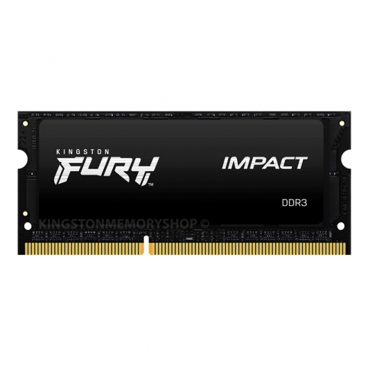 Kingston FURY Impact Black KF318LS11IB/8 8GB DDR3L 1866MT/s Memory, SODIMM