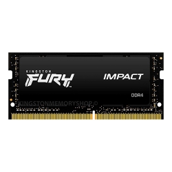 Kingston FURY Impact Black KF426S16IB/32 32GB DDR4 2666MT/s Memory, SODIMM