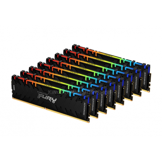 Kingston FURY Renegade RGB KF432C16RB2AK8/256 256GB (32GB x8) DDR4 3200MT/s Black DIMM