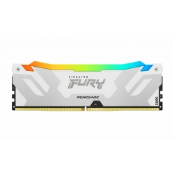 16GB Kingston FURY Renegade RGB KF580C38RWA-16 DDR5 8000MT/s Memory DIMM - Silver/White