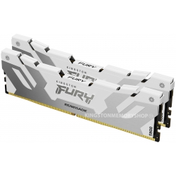 Kingston FURY Renegade KF560C32RWK2-32 32GB (16GB x2) DDR5 6000MT/s Silver/White DIMM [XMP]