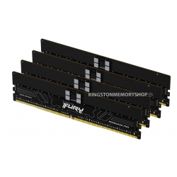 Kingston FURY Renegade KF564R32RBEK4-64 64GB (16GB x4) DDR5 6400MT/s ECC Registered RAM Memory DIMM