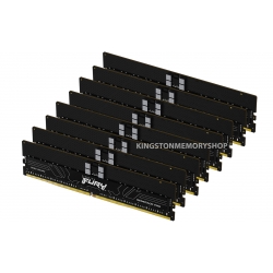 Kingston FURY Renegade Pro KF568R34RBK8-128 128GB (16GB x8) DDR5 6800MT/s ECC Registered RAM Memory DIMM [XMP]