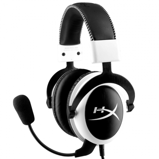 HyperX Cloud Gaming Headset With Mic White Black | Free Delivery