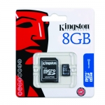 Kingston 8GB Micro SD (SDHC) Card 4MB/s W