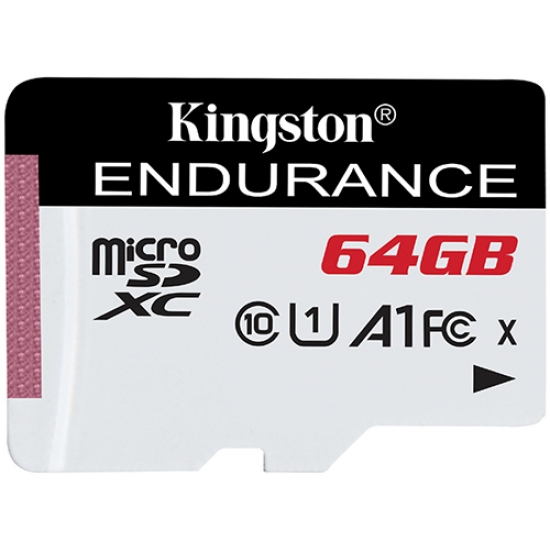 Kingston 64gb High Endurance Micro Sd Sdxc Card U1 A1 95mb S R 30mb S W Buy Online Kingston Free Uk Delivery