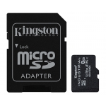 Kingston 8GB Industrial Micro SD (SDHC) Card U3, V30, A1, 100MB/s R, 80MB/s W