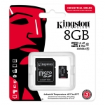 Kingston 8GB Industrial Micro SD (SDHC) Card U3, V30, A1, 100MB/s R, 80MB/s W
