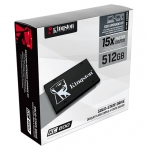 Kingston 512GB KC600 SSD 2.5 Inch 7mm, SATA 3.0 (6Gb/s), 3D TLC, 550MB/s R, 520MB/s W, (Bundle)