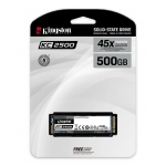 Kingston 500GB KC2500 SSD M.2 (2280), TCG Opal, NVMe, PCIe 3.0 (x4), 3500MB/s R, 2500MB/s W