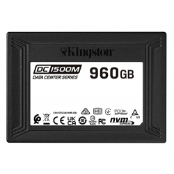 Kingston 960GB DC1500M SSD 2.5 Inch 7mm, U.2, NVMe, PCIe 3.0, Gen 3x4, 3100MB/s R, 1700MB/s W