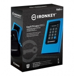 Kingston Ironkey Vault Privacy 80 960GB External Portable SSD, USB 3.2, Gen1 , Type-C, XTS-AES, Encrypted, Touch Screen, FIPS 197