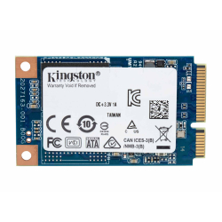 128GB Kingston Industrial mSATA SATA III SSD - , 6GB/s, 550MB/s R, 370MB/s W - Industrial Grade