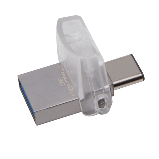 Kingston 64GB DataTraveler MicroDuo Flash Drive USB 3.1, Gen1, 100MB/s