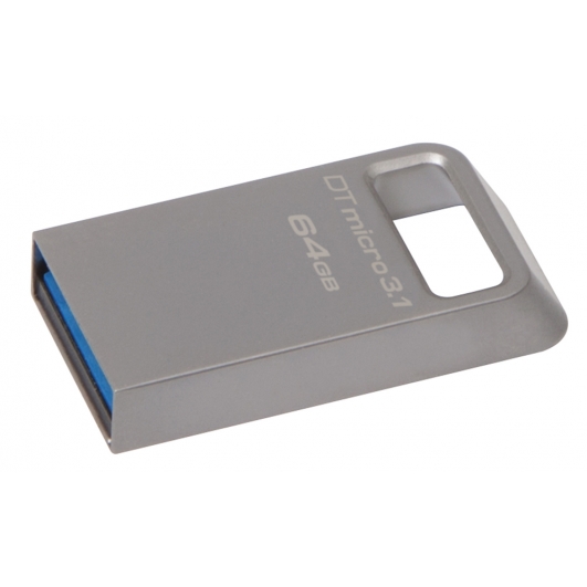 Kingston 64GB DataTraveler Micro Flash Drive USB 3.1, Gen1, 100MB/s