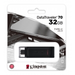 Kingston 32GB DataTraveler DT70 Type-C Flash Drive USB 3.2, Gen1, 80MB/s