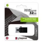 Kingston 32GB DataTraveler MicroDuo Type-A/Micro USB 3.2 Flash Drive USB 3.2, Gen1, 80MB/s