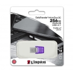 Kingston 256GB DataTraveler MicroDuo Type-A/C Flash Drive USB 3.2, Gen1, 200MB/s