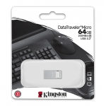 Kingston 64GB DataTraveler Micro Flash Drive USB 3.2, Gen1, 200MB/s