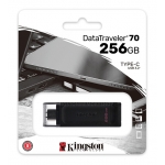 Kingston 256GB DataTraveler DT70 Type-C Flash Drive USB 3.2, Gen1, 80MB/s