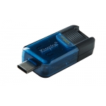Kingston 128GB DataTraveler DT80M Type-C Flash Drive USB 3.2, Gen1, 200MB/s