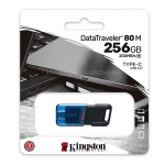 Kingston 256GB DataTraveler DT80M Type-C Flash Drive USB 3.2, Gen1, 200MB/s