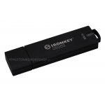 Kingston Ironkey 32GB D500S Encrypted Type-A Flash Drive USB 3.2, Gen1, FIPS 140-3*, 260MB/s R, 190MB/s W
