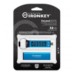 Kingston Ironkey 32GB Keypad 200C Encrypted Type-C Flash Drive USB 3.2, Gen1, FIPS 140-3*, 145MB/s R, 115MB/s W
