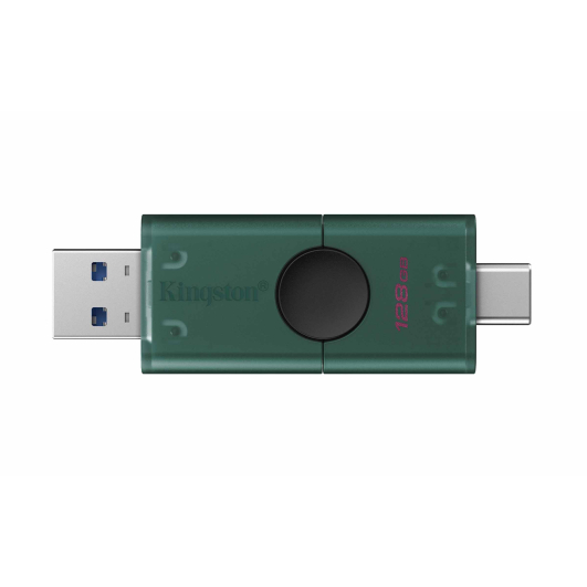 128GB Kingston DataTraveler Duo USB Flash Drive - USB 3.2, Gen1, Type-A/C