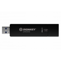 256GB Kingston Ironkey D500S USB Flash Drive - USB 3.2, Gen1, Type-A, 240MB/s R, 170MB/s W