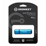 128GB Kingston Ironkey Vault Privacy 50C USB Flash Drive - USB 3.2, Gen1, Type-C, 250MB/s R, 180MB/s W