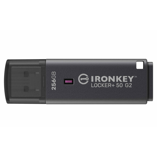 64GB Kingston Locker+ 50 [G2] USB Flash Drive - USB 3.2, Gen2, Type-A, 145MB/s R