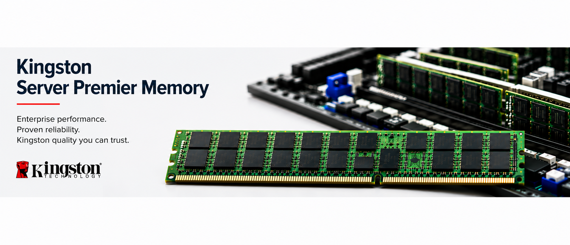 Kingston Server Premier DDR4 & DDR5 ECC Server Memory