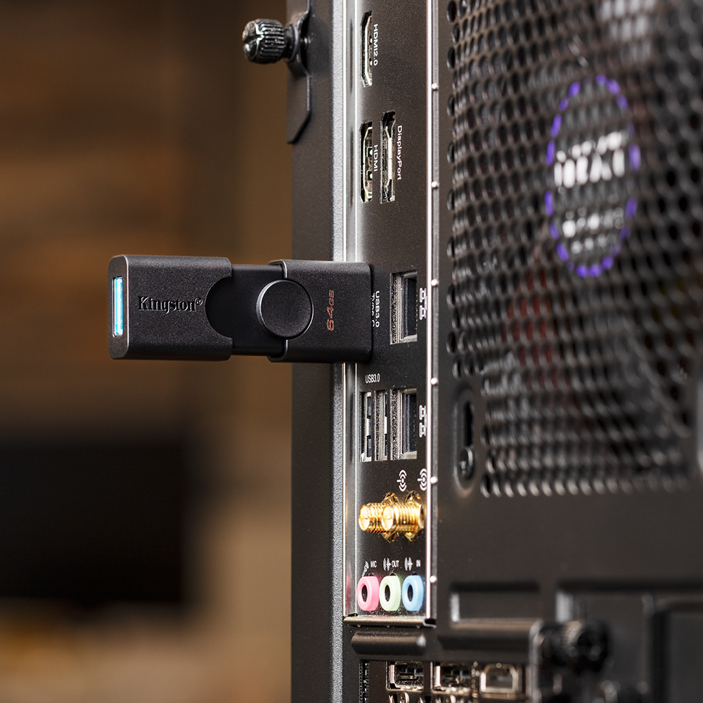 USB 3.2 Gen 1 speeds